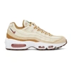 Nike Yellow & Off-white Air Max 95 Se Sneakers In Coconut Milk/sienna-