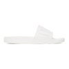 Amiri White Logo Pool Slides