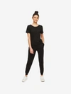 Derek Rose Basel 1 Modal-blend Jersey Pyjama Trousers In Black