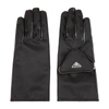 PRADA PRADA  LEATHER AND NYLON GLOVES