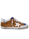 GOLDEN GOOSE WHITE SUEDE SUPER STAR SNEAKERS