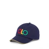 POLO RALPH LAUREN LOGO COTTON TWILL BALL CAP,0044368868