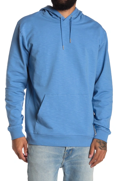 Nn07 Barrow Heathered Pullover Hoodie In Bright Blue