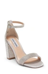 Steve Madden Spark Embellished Ankle Strap Sandal In Rhinestone
