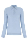 PRADA POWDER BLUE MOHAIR BLEND SWEATER  LIGHTBLUE PRADA DONNA 42