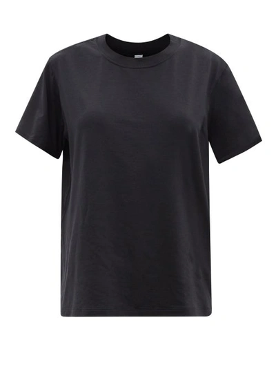 Lululemon High-neck Running And Training T-shirt In Black