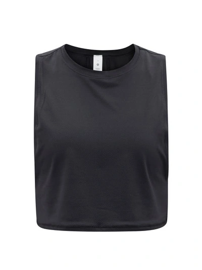 Lululemon Sculpt Cropped Tank Top In Black