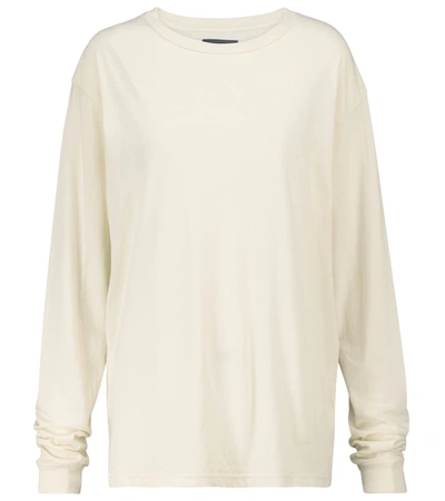 Les Tien Cotton Jersey T-shirt In White