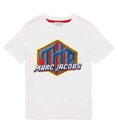 The Marc Jacobs Teen Graphic Logo-print Short-sleeve T-shirt In White