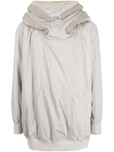 Julius Pullover Hooded Jacket In Neutrals