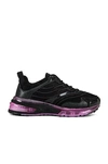 Givenchy Men's Giv 1 Transparent-sole Runner Sneakers In Black