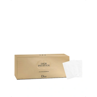 Dior Prestige Exceptional Cotton Pads Pack Of 100 In White