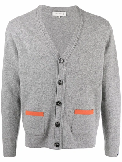 Mackintosh Field Wool Cardigan In Grau