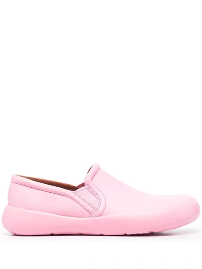 Camperlab Peu Stadium Camper Trainers In Calfskin In Pink