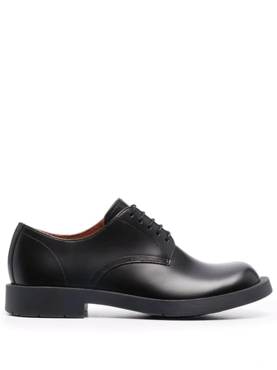 Camperlab Leather Oxford Shoes In Schwarz