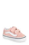 Vans Kids' Old Skool Sneaker In Powder Pink/true White