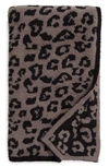 Barefoot Dreamsr In The Wild Throw Blanket In Charcoal-black