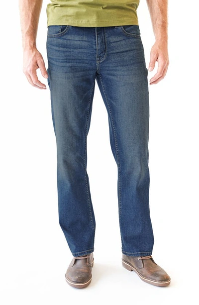 Devil-dog Dungarees Bootcut Performance Jeans In Bethel Wash