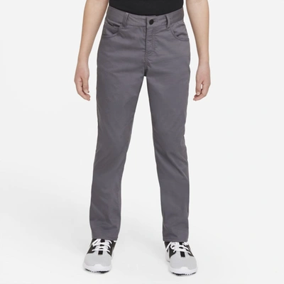 Nike Dri-fit Big Kids' (boys') 5-pocket Golf Pants In Dark Grey