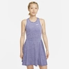 Nike Court Dri-fit Advantage Women's Tennis Dress In Dark Purple Dust,white
