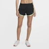 Nike Tempo Women's Running Shorts In Black,black,lime Ice,wolf Grey