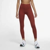 Nike Women's One Luxe Mid-rise 7/8 Leggings In Red