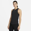 Nike Women's Dri-fit One Luxe Standard Fit Tank Top In Black