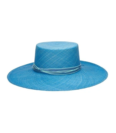 Artesano Faro Hat In Aegean Blue & Sky Cord