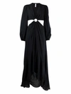 Jonathan Simkhai Jaelynn Cut-out Maxi Dress In Black