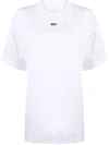 Mm6 Maison Margiela Logo-tag Oversized T-shirt In White