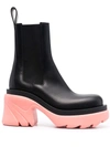 Bottega Veneta Flash Chunky Ankle Boots In Black