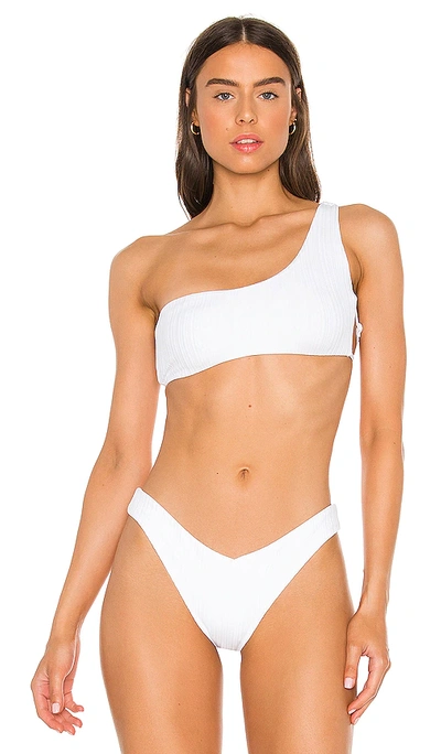Onia Demi Bikini Top In White