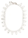 Philipp Plein Crystal-embellished Necklace In Silver