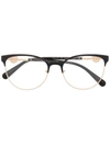 Versace Square-frame Glasses In Gold