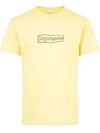 Supreme X Kaws Chalk Logo T-shirt In Yellow