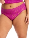 Hanky Panky Plus Size Signature Lace French Brief In Belle Pink