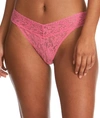 Hanky Panky Signature Lace Original Rise Thong In Glow Pink