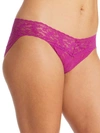 Hanky Panky Signature Lace V-kini In Belle Pink
