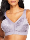 Playtex 18 Hour Original Comfort Strap Wire-free Bra In Perfectly Purple