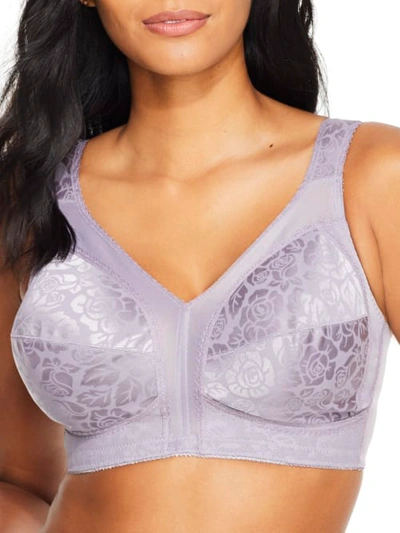 Playtex 18 Hour Original Comfort Strap Wire-free Bra In Perfectly Purple