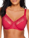 Simone Perele Delice Side Support Bra In Cranberry