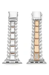 Lagos Smart Caviar 18k Rose Gold & Sterling Silver Single Diamond Apple Watch Bracelet, 38-44mm In Rose Gold
