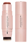 Anastasia Beverly Hills Cream Stick Blush With Brush Applicator Peach Caramel 0.28 oz/ 8 G In Bubble Tea