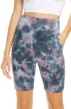 Honeydew Intimates Honeydew Daze Off High Waist Bike Shorts In Night Mist Watercolor