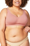 Cake Maternity Cake Sugar Candy Full Bust Seamless Maternity/nursing Bra In Rosewood