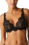 Simone Perele Karma Triangle Bralette In Black