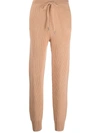 Simkhai Nina Camel Ribbed Knitted Sweatpants In Nude