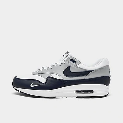 Nike Air Max 1 Lv8 "obsidian" Sneakers In White/wolf Grey/black/obsidian