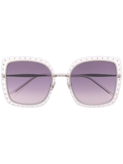 Jimmy Choo Dany Square Sunglasses In Pink
