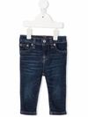 RALPH LAUREN STRAIGHT-LEG COTTON JEANS